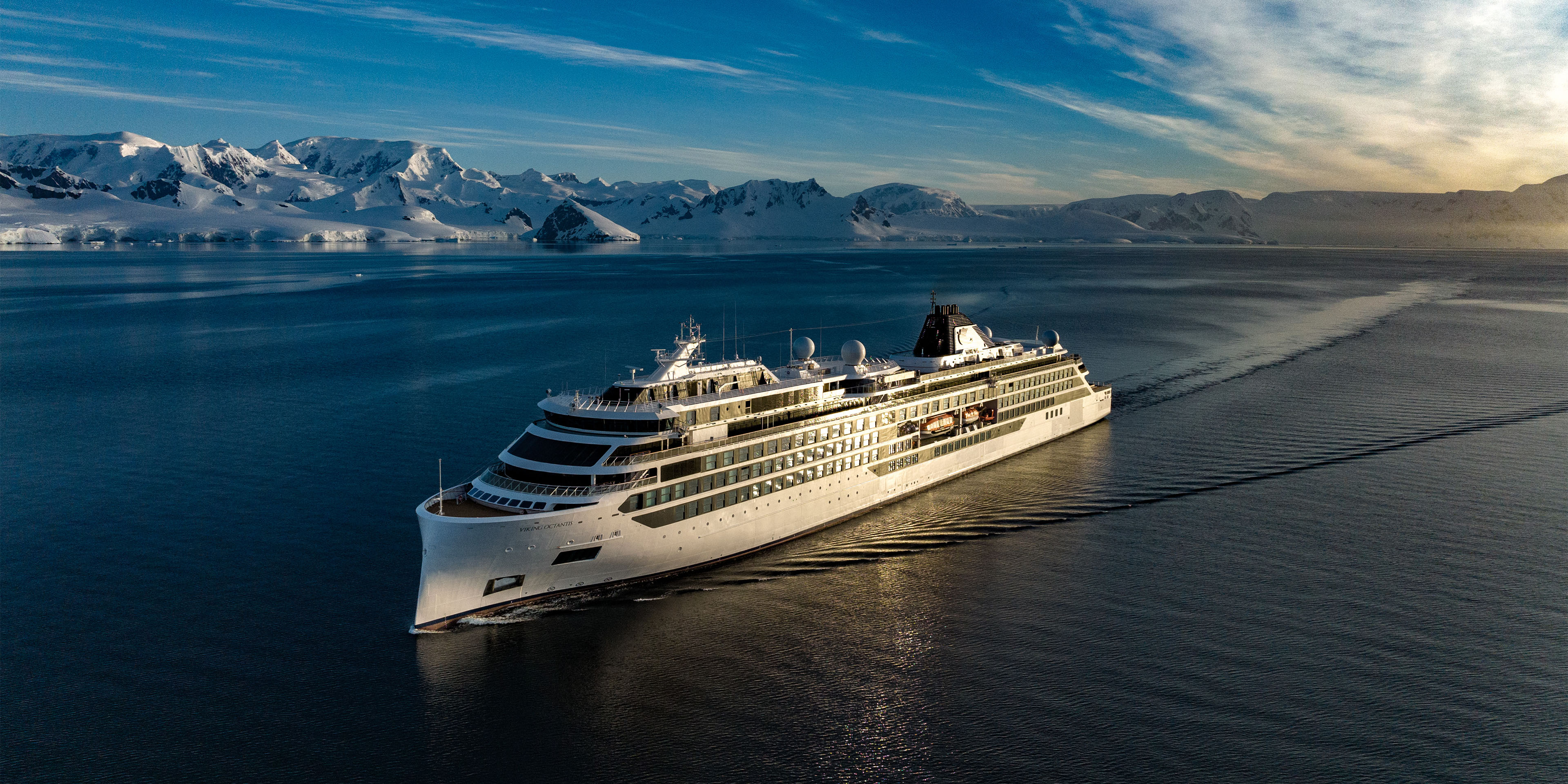 viking cruises logo white