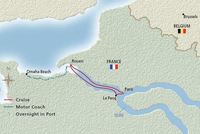 Viking River Cruises Christmastime - 2025 Christmastime In Paris And Normandy 700 3x2