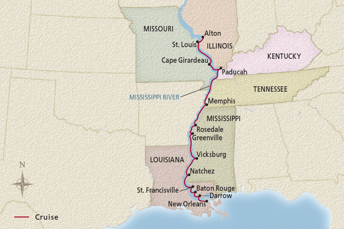 Viking River Cruises The Big Easy to the Gateway City (765150)